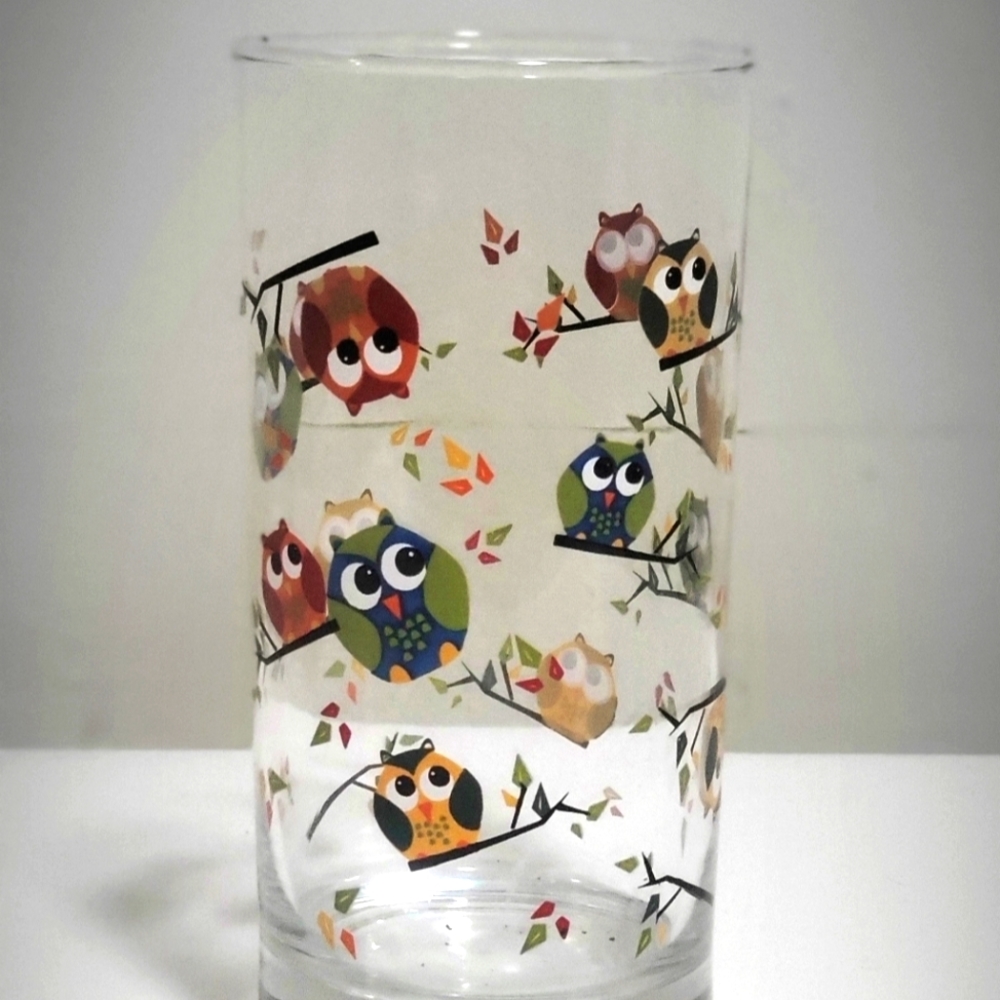 COPY - Forrest Owl glass